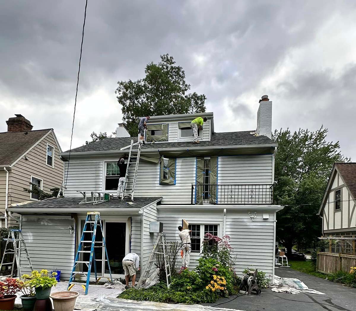 exterior painters in Avon, Ohio. Completed projects in Ohio